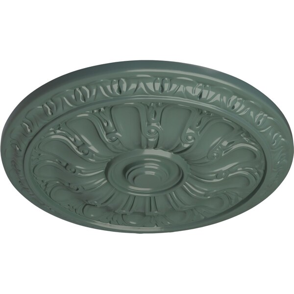 Kirke Ceiling Medallion (Fits Canopies Up To 3 3/4), Hand-Painted Cloud Burst, 15 3/4OD X 5/8P